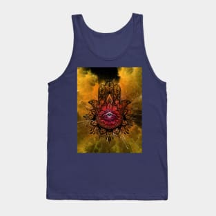 Hamsa unearthly mandala Tank Top